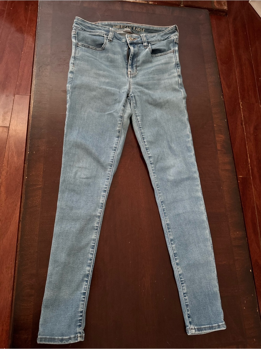 American Eagle Outfitters Pale Blue Women's Skinny Jeans